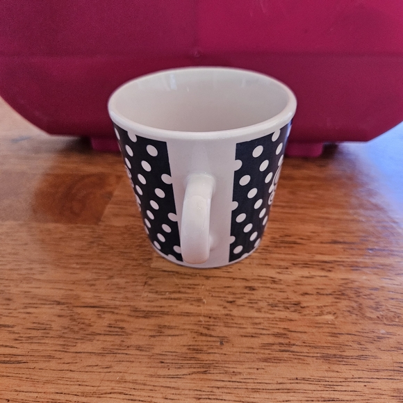 NWOT!!! Trisa Expresso Cup Navy with White Polka Dots then Sings my Soul - Picture 3 of 6